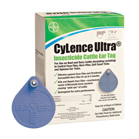 Cylence Ultra Insecticide Cattle Ear Tags 20 Count by Elanco