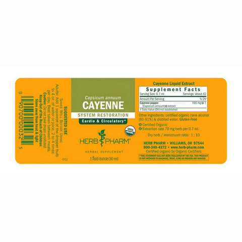 Herb Pharm, Cayenne, 1 Oz Herb Pharm