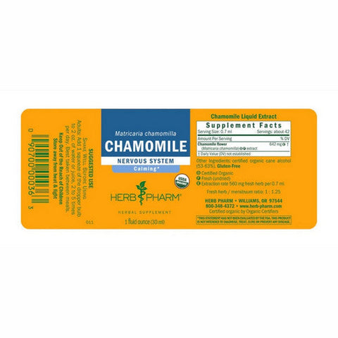 Herb Pharm, Chamomile, 1 Oz Herb Pharm
