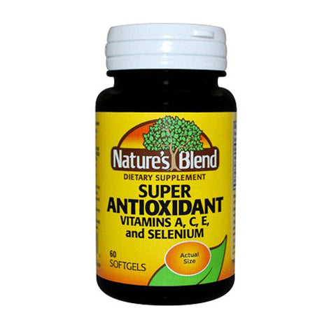 Nature's Blend, Antioxidant With Vitamins A/C/E & Selenium, 60 Softgels Nature's Blend