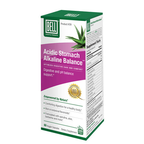 Bell Lifestyle, Acidic Stomach Alkaline Balance, 60 Caps Bell Lifestyle
