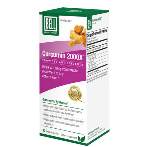 Bell Lifestyle, Curcumin 2000X, 90 Caps Bell Lifestyle