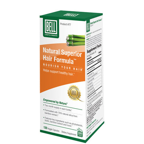 Bell Lifestyle, Natural Superior Hair Formula, 120 Caps Bell Lifestyle