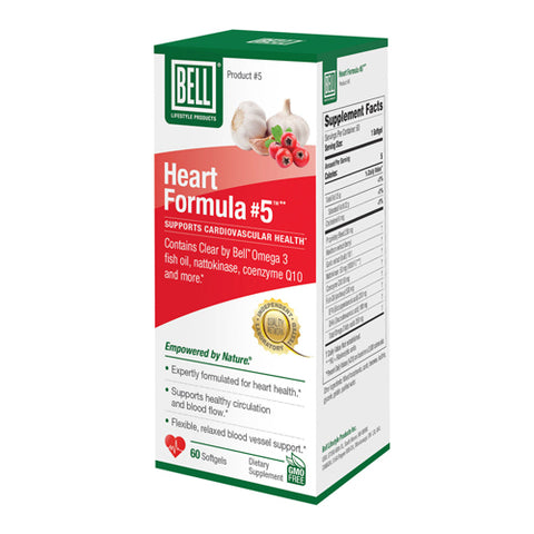 Bell Lifestyle, Heart Formula #5, 60 Softgels Bell Lifestyle