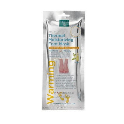 Earth Therapeutics, Thermal Moisturizing Foot Mask, 1 Pair Earth Therapeutics