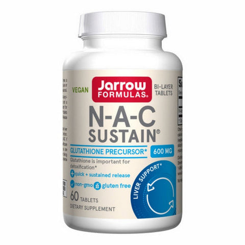 Jarrow Formulas, N-A-C Sustain, 600 Mg, 60 Tabs Jarrow Formulas