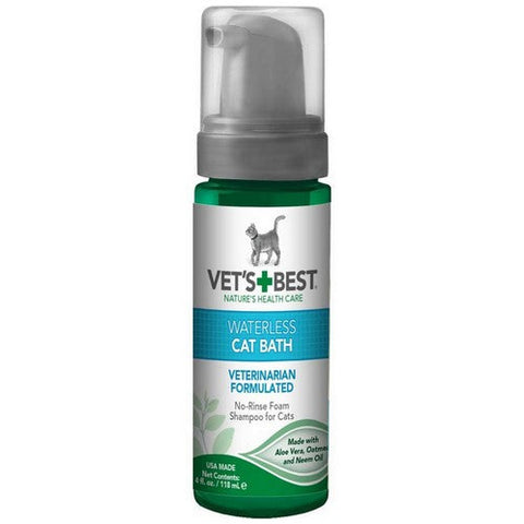 Vet'S Best Dry Clean Waterless Cat Bath 4 Oz by Vet's Best