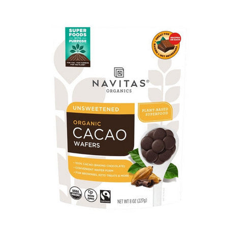 Navitas Organics, Cacao Wafers, 8 Oz Navitas Organics