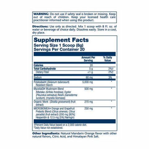 Solaray, Prebiotic Powder Unflavored, 5.64 Oz Solaray