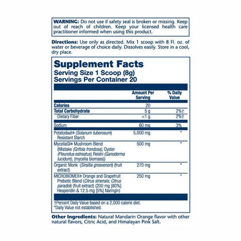 Solaray, Citrus Prebiotic Powder, 5.64 Oz Solaray