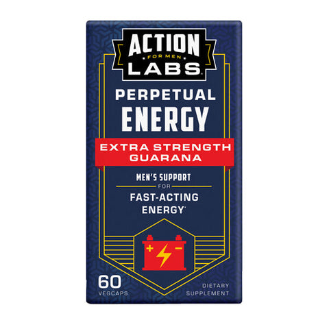 Action Labs, Perpetual Energy Extra Strength Guarana, 60 Count Action Labs