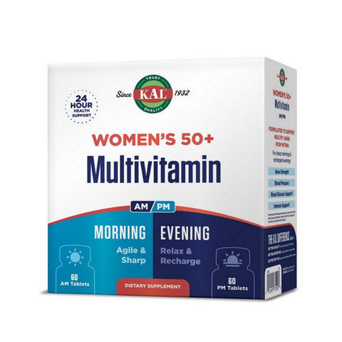 Kal, Multivitamin Am/Pm Women's 50+, 2x60 Caps Kal