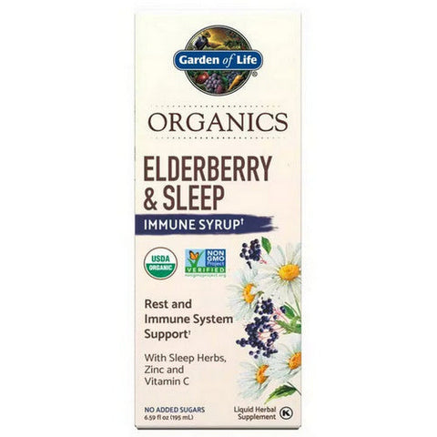 Garden of Life, Organics Elderberry and Sleep Syrup, 6.59 Oz Garden of Life