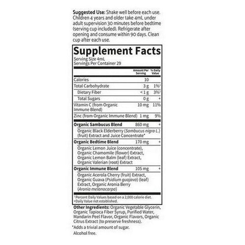 Garden of Life, Organics Kids Elderberry and Sleep Syrup, 3.92 Oz Garden of Life