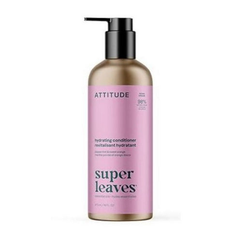 Attitude, Super Leaves Conditioner Hydrating Peppermint & Sweet Orange, 16 Oz Attitude