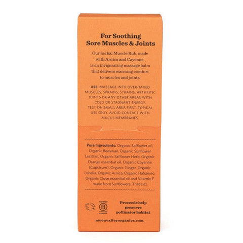 Moon Valley Organics, Herbal Muscle Rub, 1.7 Oz Moon Valley Organics