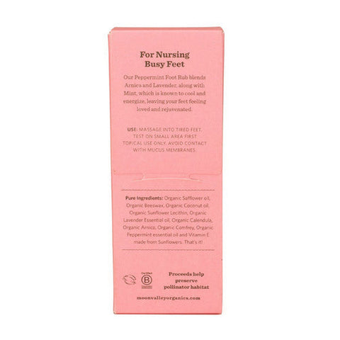 Moon Valley Organics, Organic Peppermint Foot Rub, 1.7 Oz Moon Valley Organics