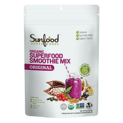 Sunfood Superfoods, Organic Superfood Smoothie Mix, 8 Oz Sunfood Superfoods