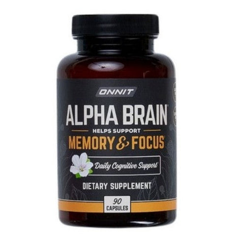 Onnit, Alpha Brain Memory Focus, 90 Caps Onnit