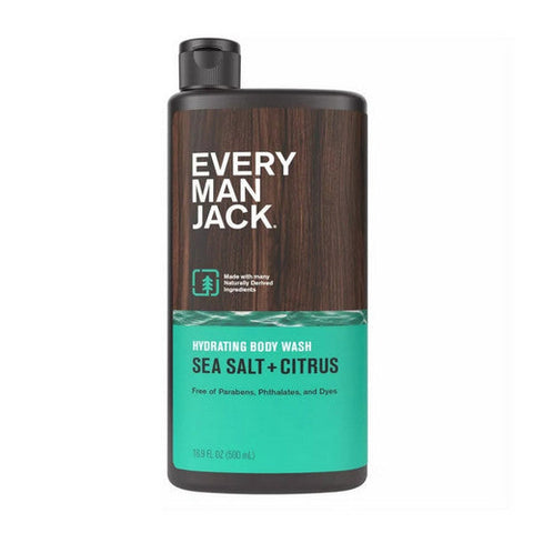 Every Man Jack, Body Wash And Shower Gel Sea Salt Plus Citrus, 16.9 Oz Every Man Jack