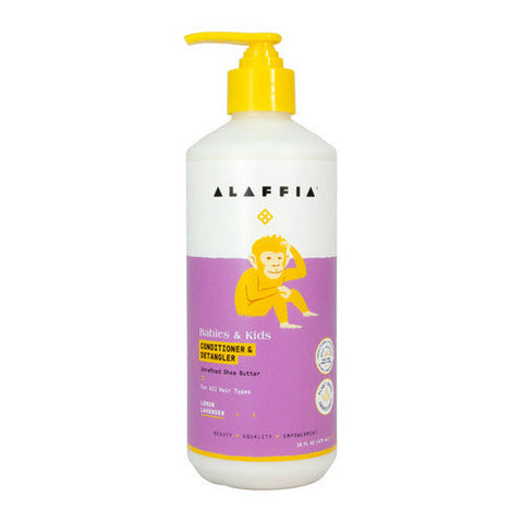Alaffia, Babies And Kids Conditioner Detangler Lemon Lavender, 16 Oz Alaffia