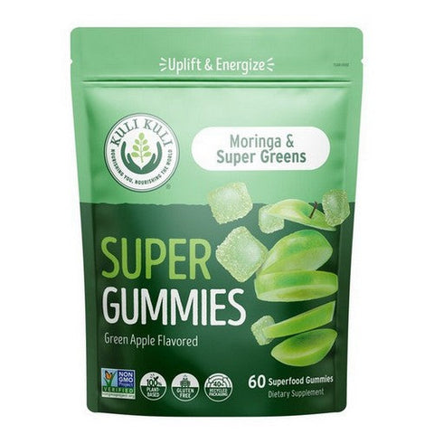 Kuli Kuli, Moringa & Super Greens Gummies, 60 Count Kuli Kuli