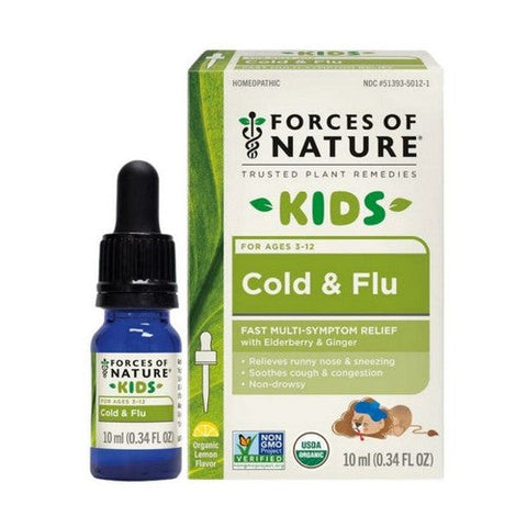 Forces of Nature, Cold & Flu For Kids, 10 Ml Forces of Nature