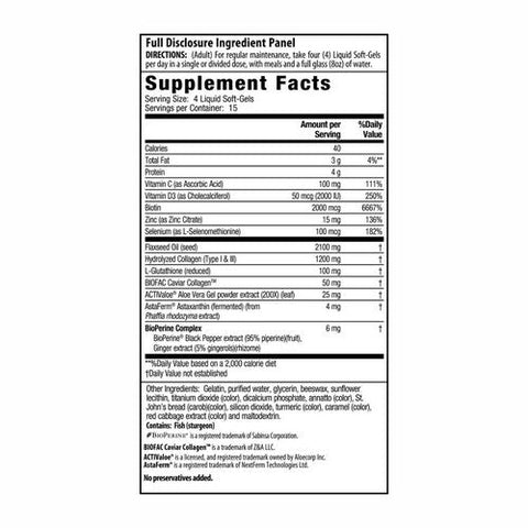 Irwin Naturals, Type I, II & III Collagen Peptides + Astaxanthin 60ct, 60 Softgels Irwin Naturals