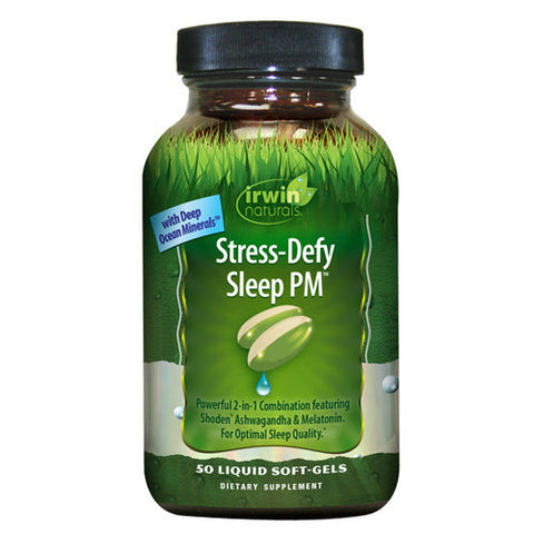 Irwin Naturals, Stress-Defy Sleep Pm, 50 Softgels Irwin Naturals