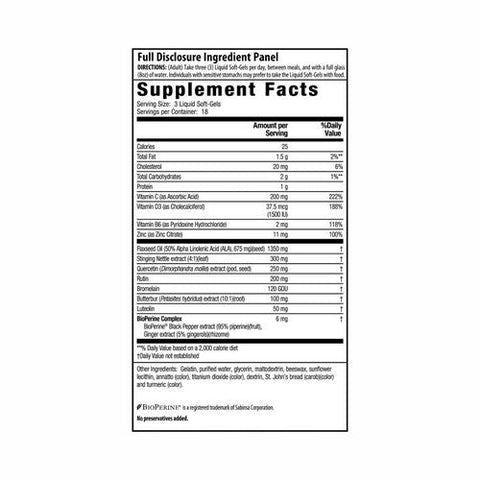 Irwin Naturals, Aller-Pure Histamine Support, 54 Softgels Irwin Naturals