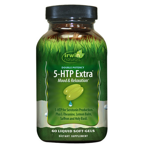 Irwin Naturals, Double Potency 5-HTP Extra, 60 Softgels Irwin Naturals