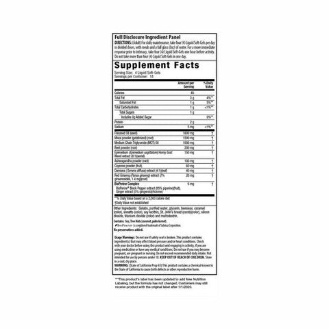 Irwin Naturals, Concentrated Maca Root And Ashwagandha, 75 Softgels Irwin Naturals