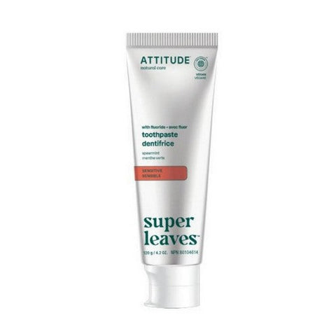 Attitude, Toothpaste With Fluoride Sensitive, 120 Grams Attitude