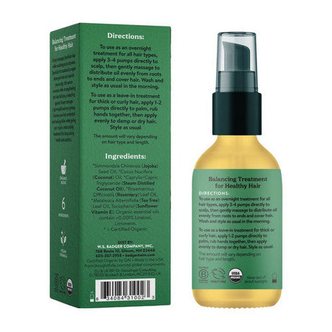Badger Balm, Hair Oil Jojoba, 59 Ml Badger Balm