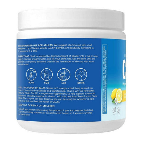 Natural Vitality, CALM Sweet Lemon, 8 Oz Natural Vitality