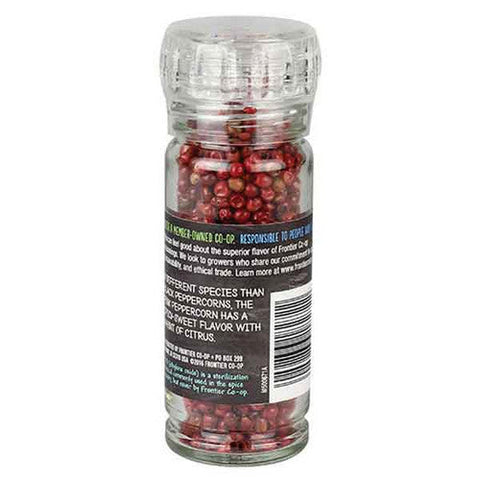 Frontier Coop, Pink Peppercorns with Grinder, 0.88 Oz Frontier Coop