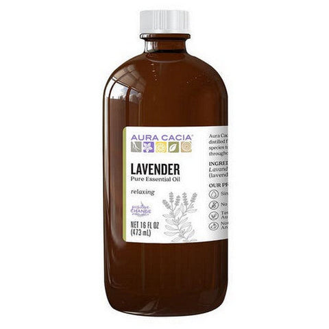 Aura Cacia, Lavender Essential Oil, 16 Oz Aura Cacia