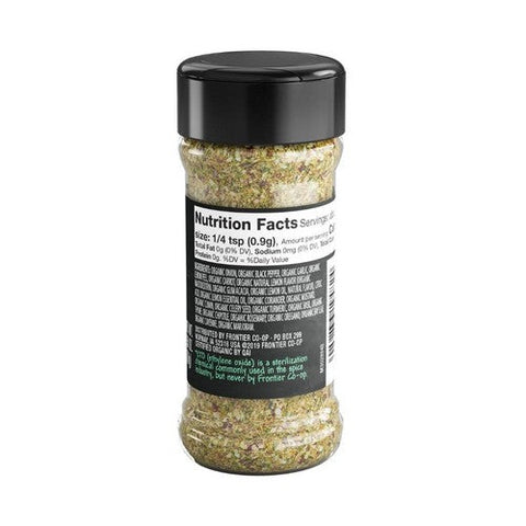 Frontier Coop, Organic Salt Free Lemon Pepper Seasoning, 2.5 Oz Frontier Coop