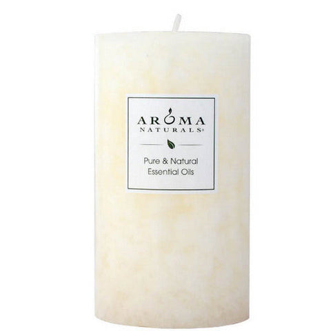 Aroma Naturals, Peace Pearl White Pillar 2, 1 Candle Aroma Naturals
