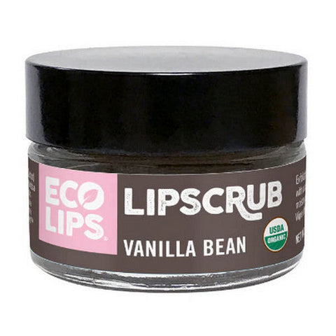 Eco Lips, Lip Scrub Vanilla Bean, 0.5 Oz Eco Lips