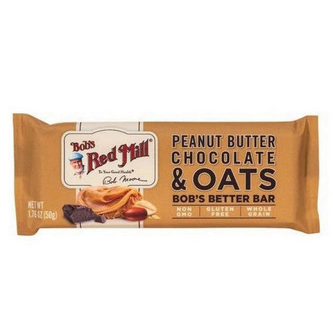 Bobs Red Mill, Peanut Butter Chocolate And Oats Better Bar, 1.76 Oz Bobs Red Mill