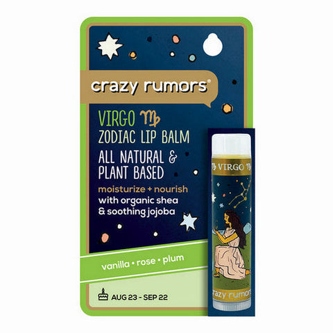 Crazy Rumors, Virgo Earth Blend Lip Balm, 0.15 Oz Crazy Rumors
