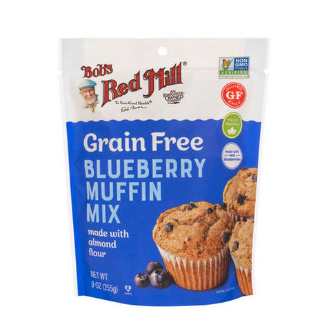 Bobs Red Mill, Grain Free Blueberry Muffin Mix, 9 Oz Bobs Red Mill