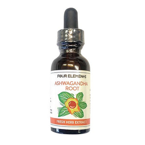 Tincture Ashwaganda Root 1 Oz by Four Elements Herbals