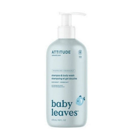 Attitude, Baby Leaves Shampoo And Body Wash Good Night, 16 Oz Attitude