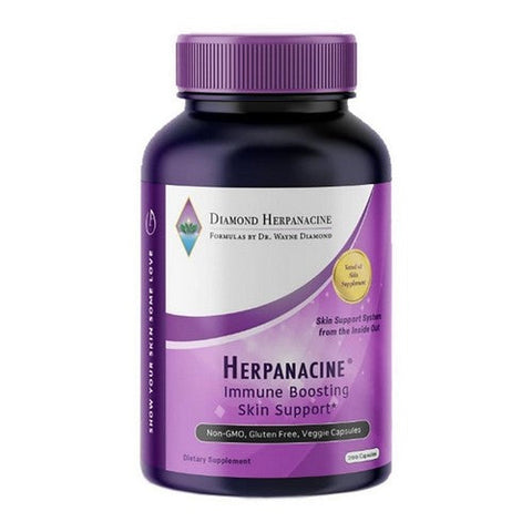 Diamond Herpanacine, Herpanacine Vegetarian Capsules For Healthy Skin, 200 Caps Diamond Herpanacine