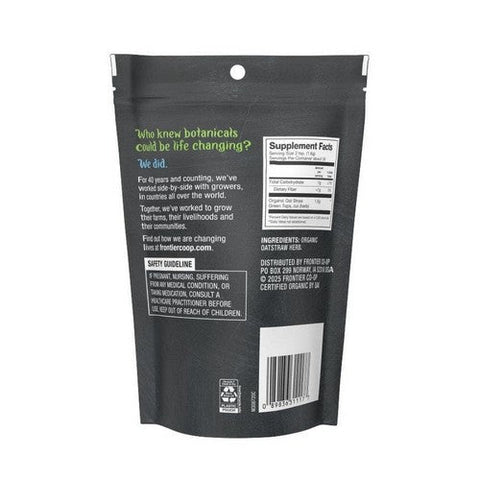 Frontier Coop, Organic Green Oatstraw Tops, 2.19 Oz Frontier Coop
