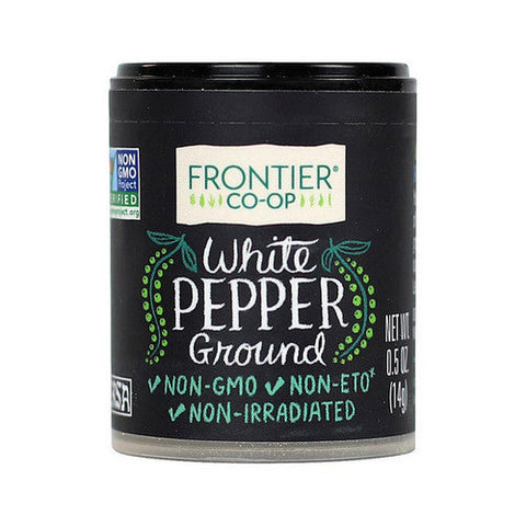 Frontier Coop, White Pepper Ground, 0.5 Oz Frontier Coop