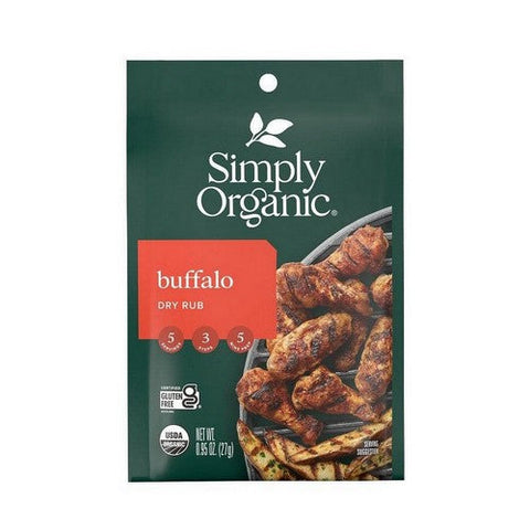 Simply Organic, Organic Buffalo Dry Rub, 0.95 Oz Simply Organic