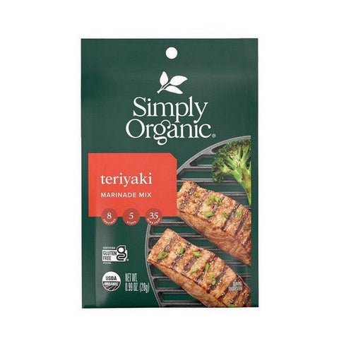 Simply Organic, Organic Teriyaki Marinade Mix, 0.99 Oz Simply Organic